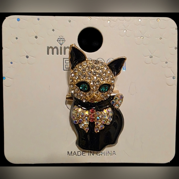 Mint Jewelry - Black Cat Brooch